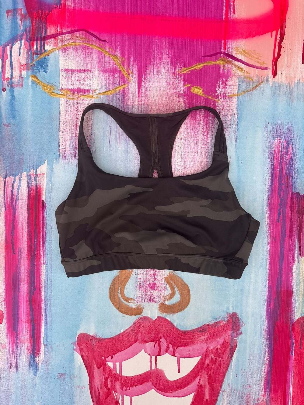 Athleta Ultimate Camo Sports Bra Size S